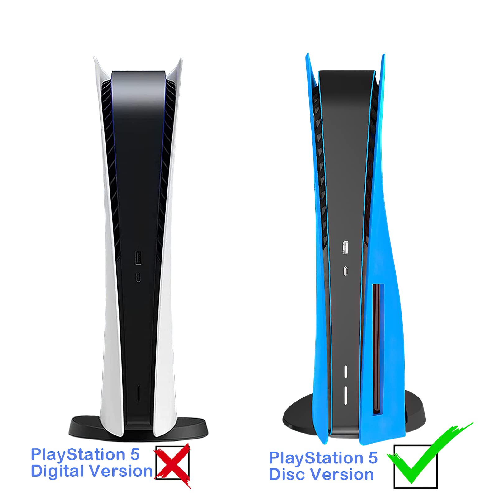 Amazon.com: Face Plate Cover Shell for PS5 Disc Edition